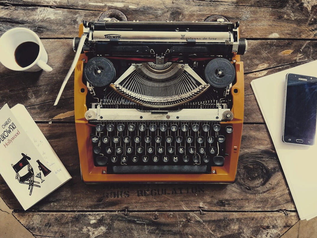 writer at typewriter