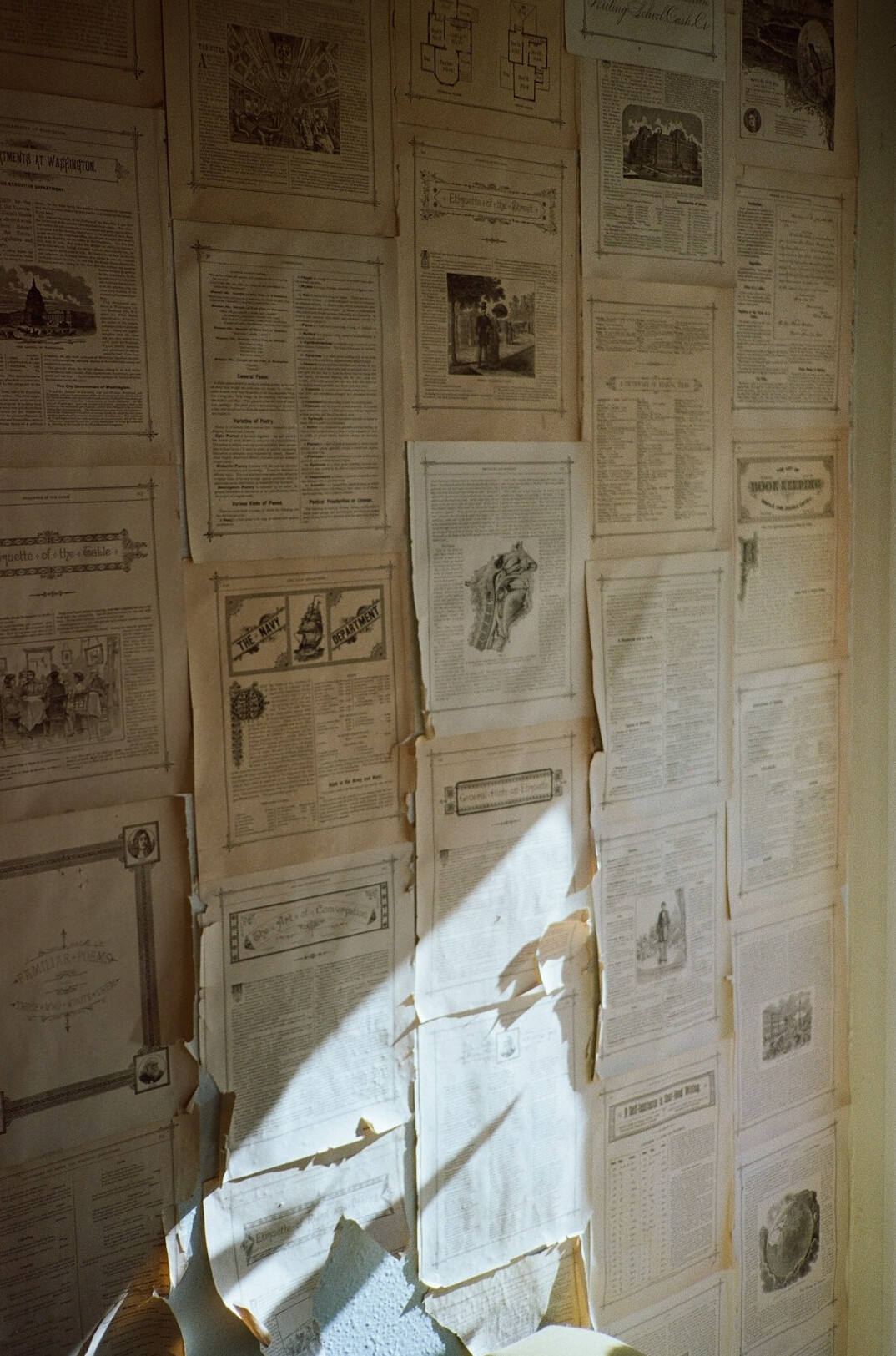 vintage newspaper clippings